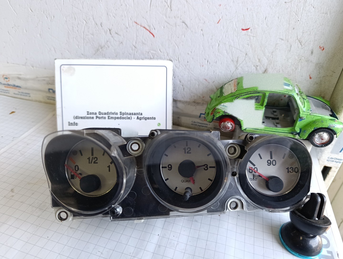 Quadro Strumenti Orologio Centrale Alfa Romeo 156 (X1) (06/03>01/06<) 60653714 60653714 Usato