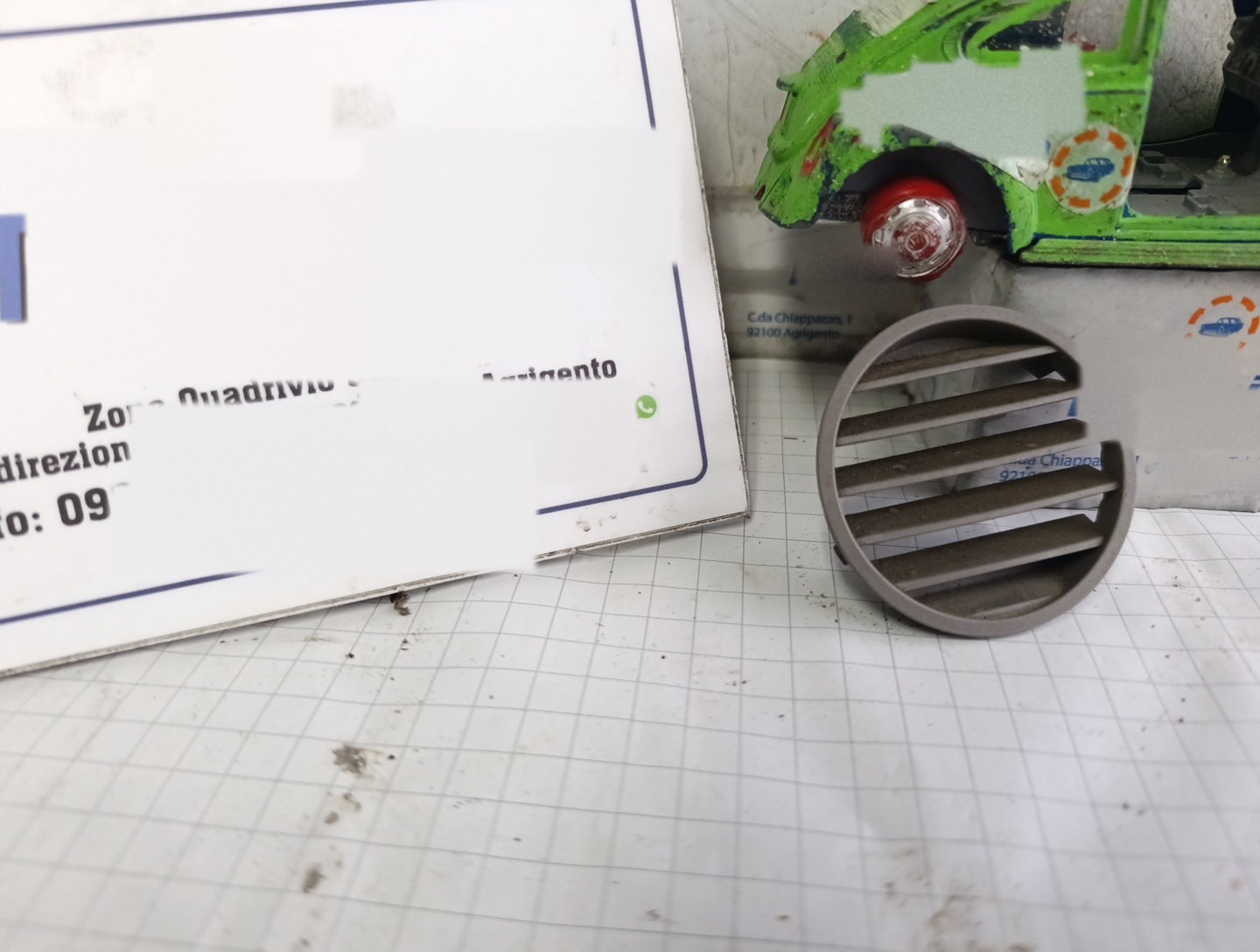 Bocchetta Aria Lat. Cruscotto Destro Fiat PANDA (2Q) (09/03>12/10<) Usato
