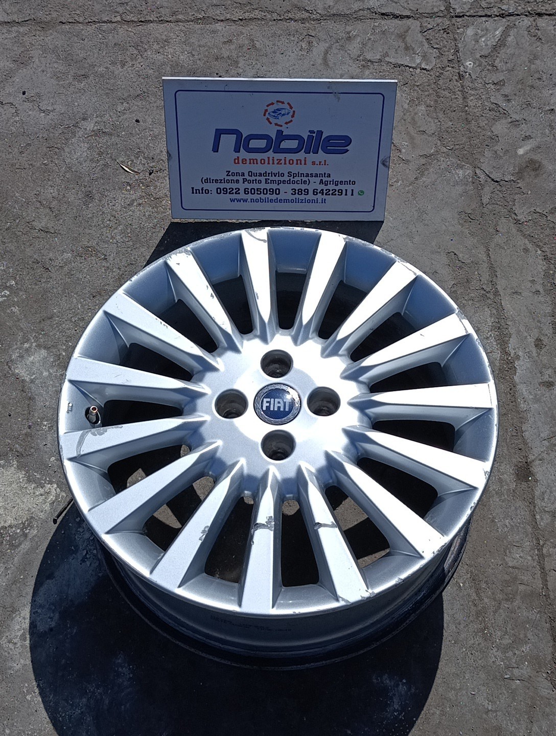 Cerchio In Lega Raggio 17 R17 (Fiat) Usato