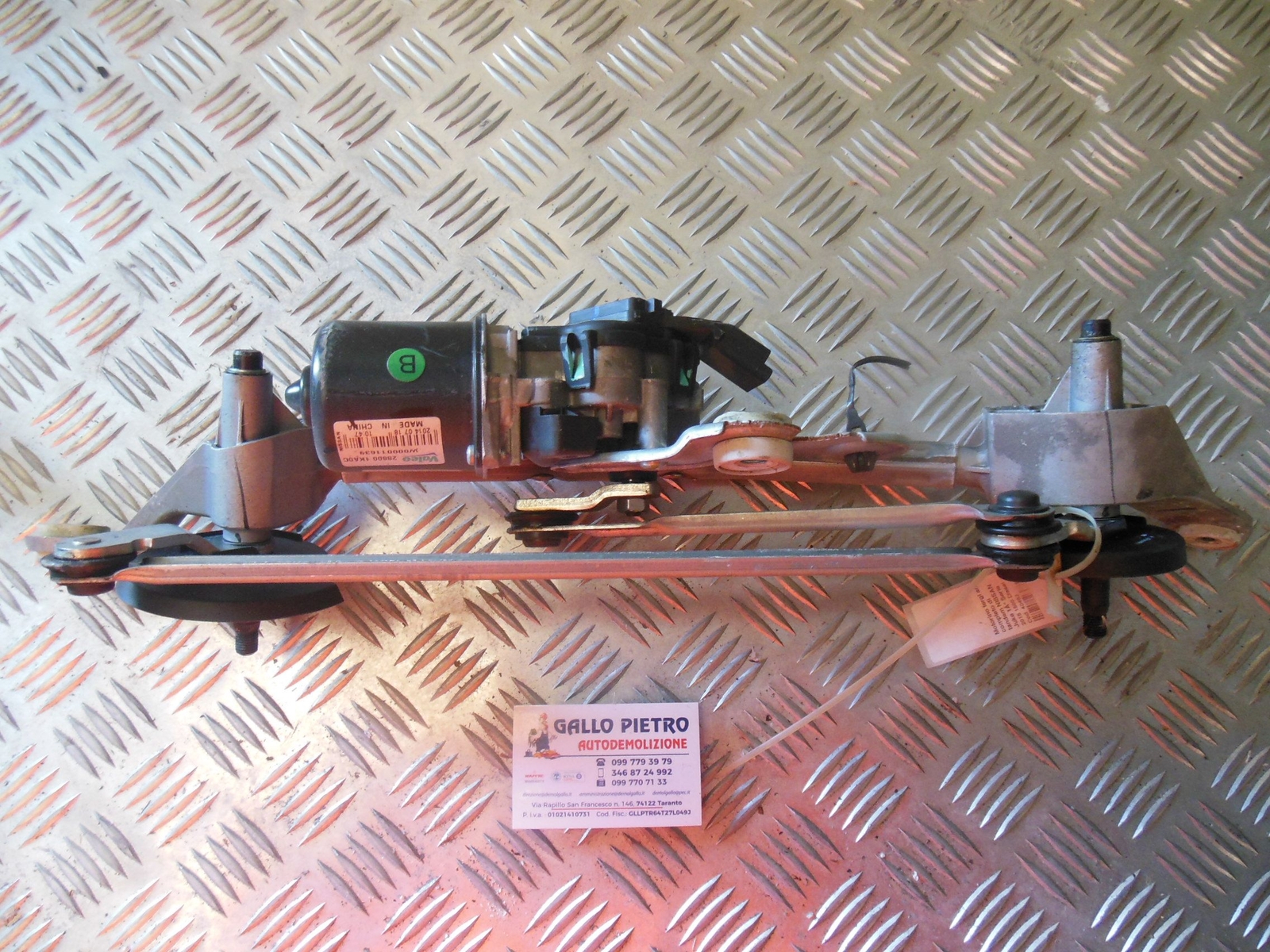 Motorino Tergiparabrezza Compl. Usato