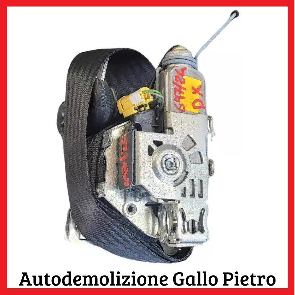 Cintura Di Sicurezza Ant. Destro Lancia YPSILON (TE) (09/06>12/08<) Usato