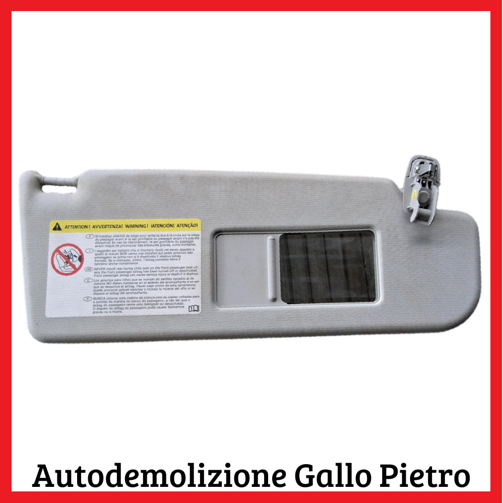 Aletta Parasole Parabrezza Destro Usato
