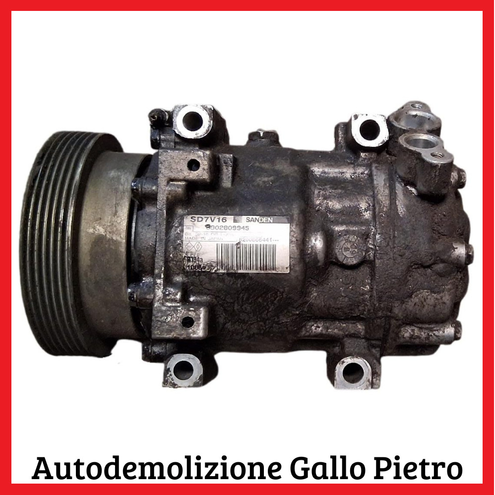 Compressore A/c 8200866441 Usato