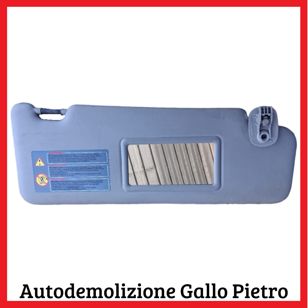 aletta parasole parabrezza destro - Immagine 1 di 2
