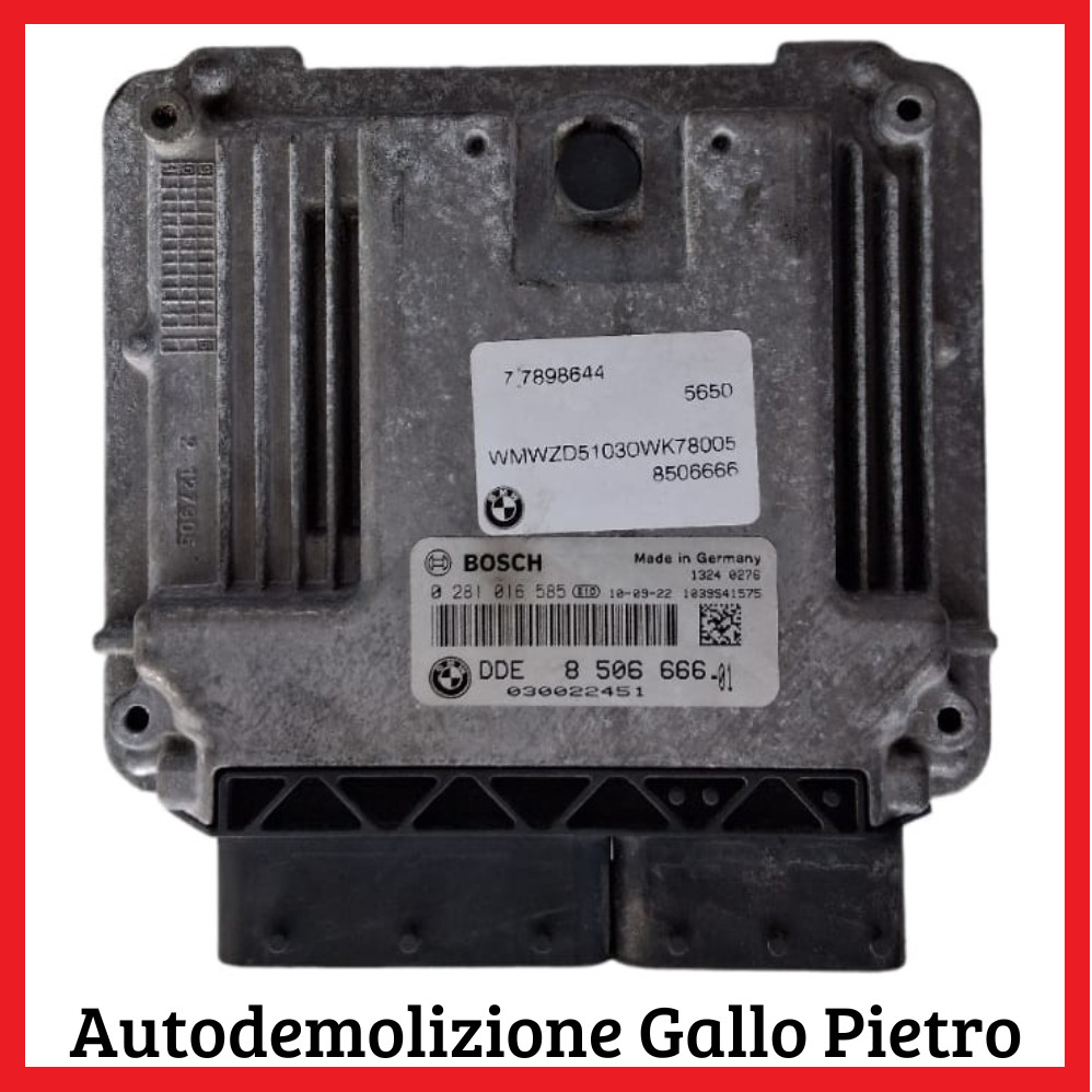 Centralina Iniezione (Bosch) 8 Usato