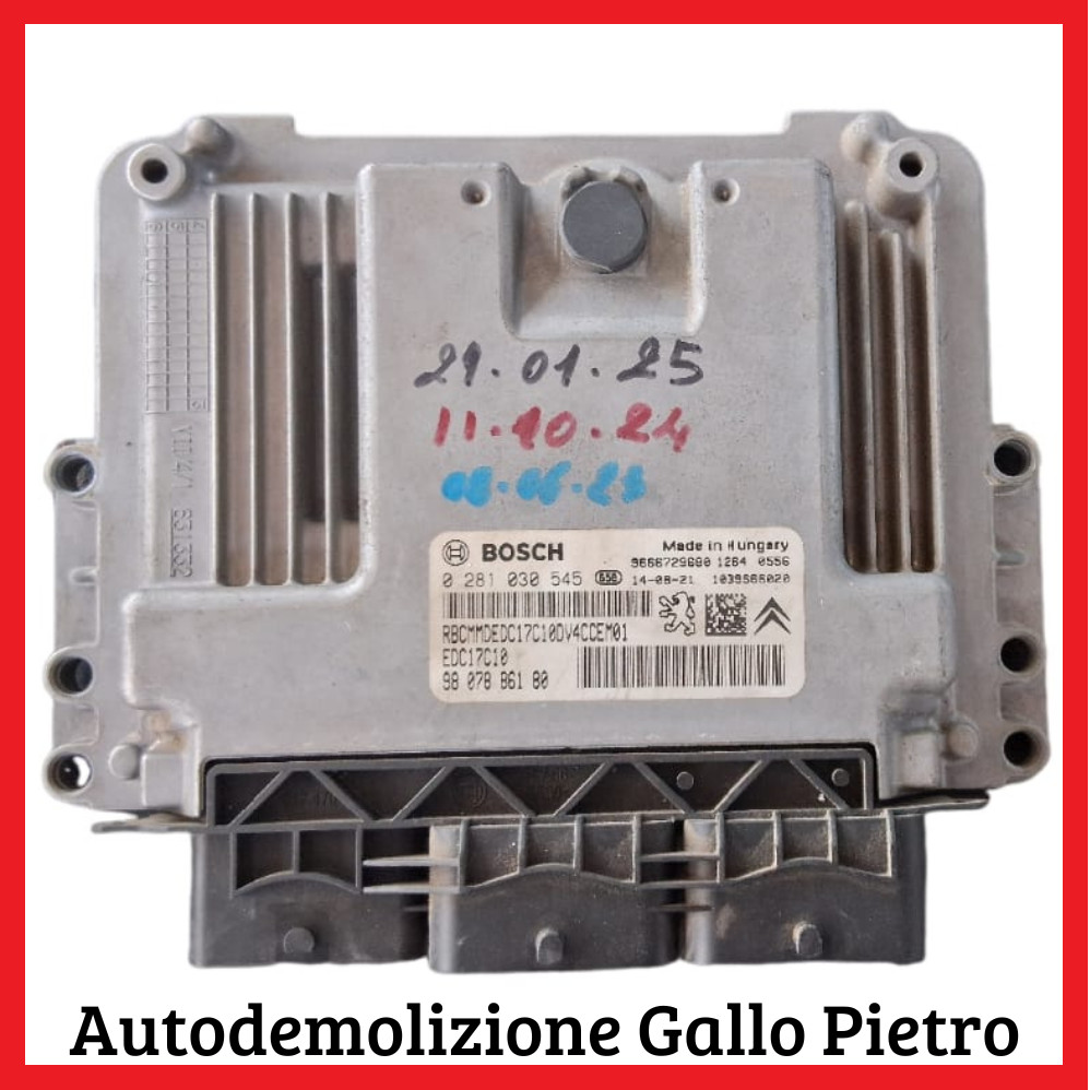 Centralina Iniezione (Bosch) 98 Usato