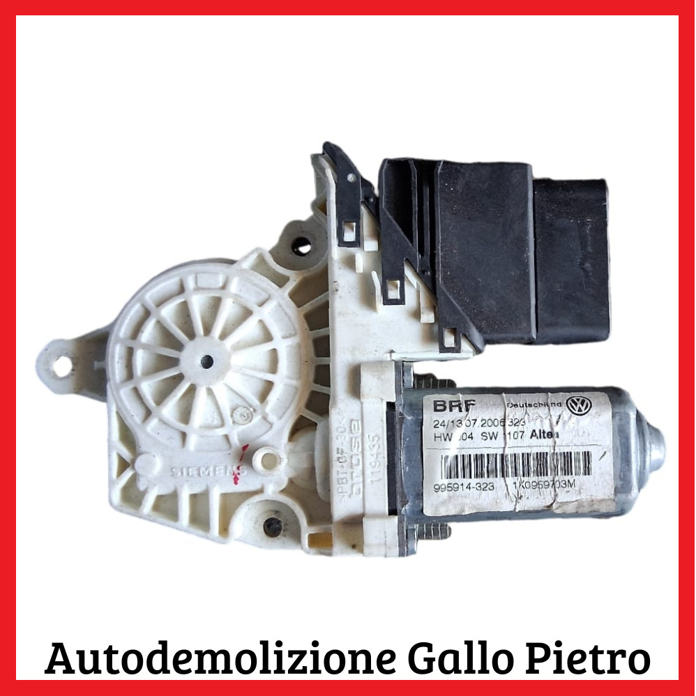 Motorino Alzacristallo Porta Post. Sinistro 1K0959703M Usato
