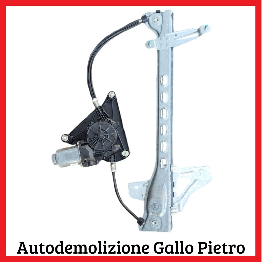 Alzacristallo Elettr. Porta Ant. Destro (Psa Peugeot Citroen) B0 Usato