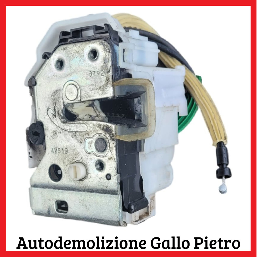 Serratura Porta Post. Sinistro 51983481 Usato