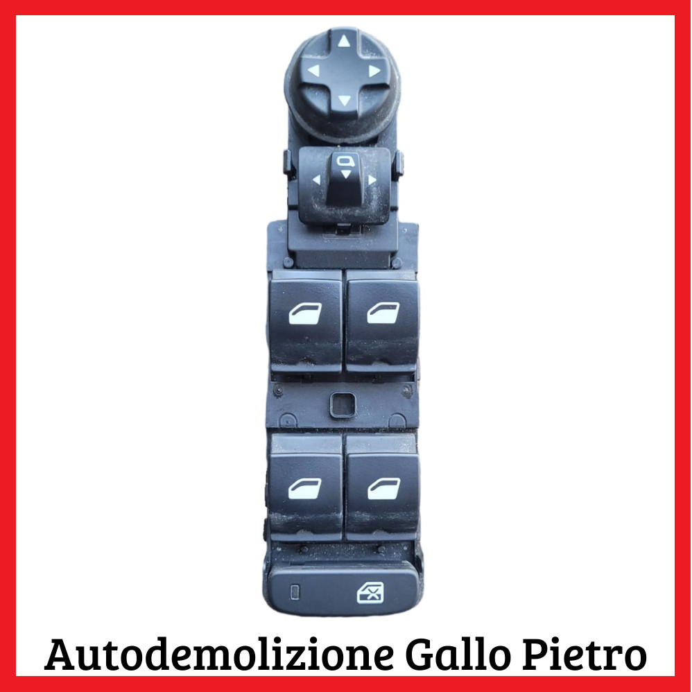 Blocco Comando Alzacristalli Sinistro (Psa Peugeot Citroen) 96788264ZD Usato