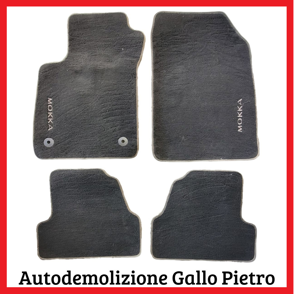 Set Tappetini Originali In Moquette 39026742 Usato