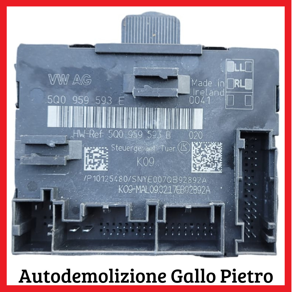 Centralina Porta Anteriore Sinistra 5Q0 Usato