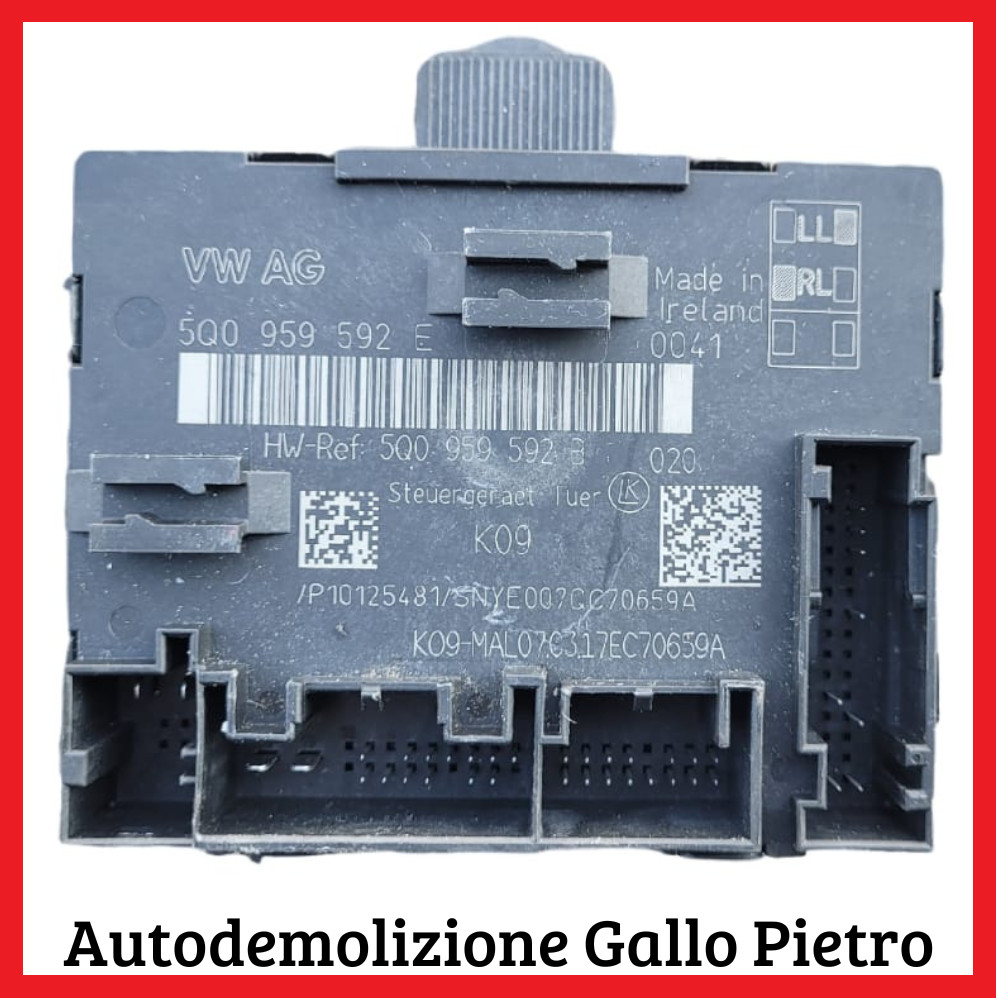 centralina porta anteriore destro - Immagine 1 di 1