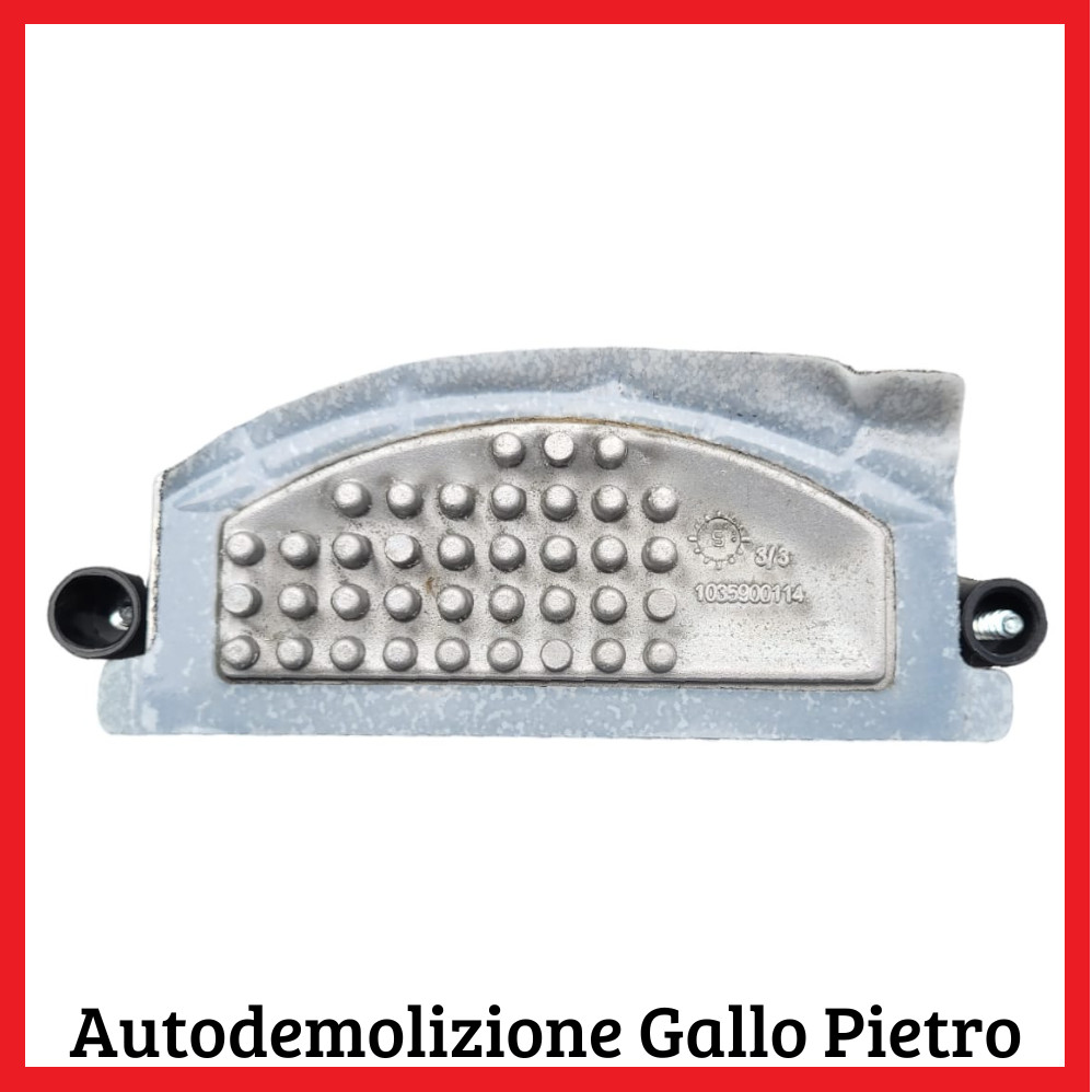 Resistenza motorino ventilazione abitacolo - Immagine 1 di 3
