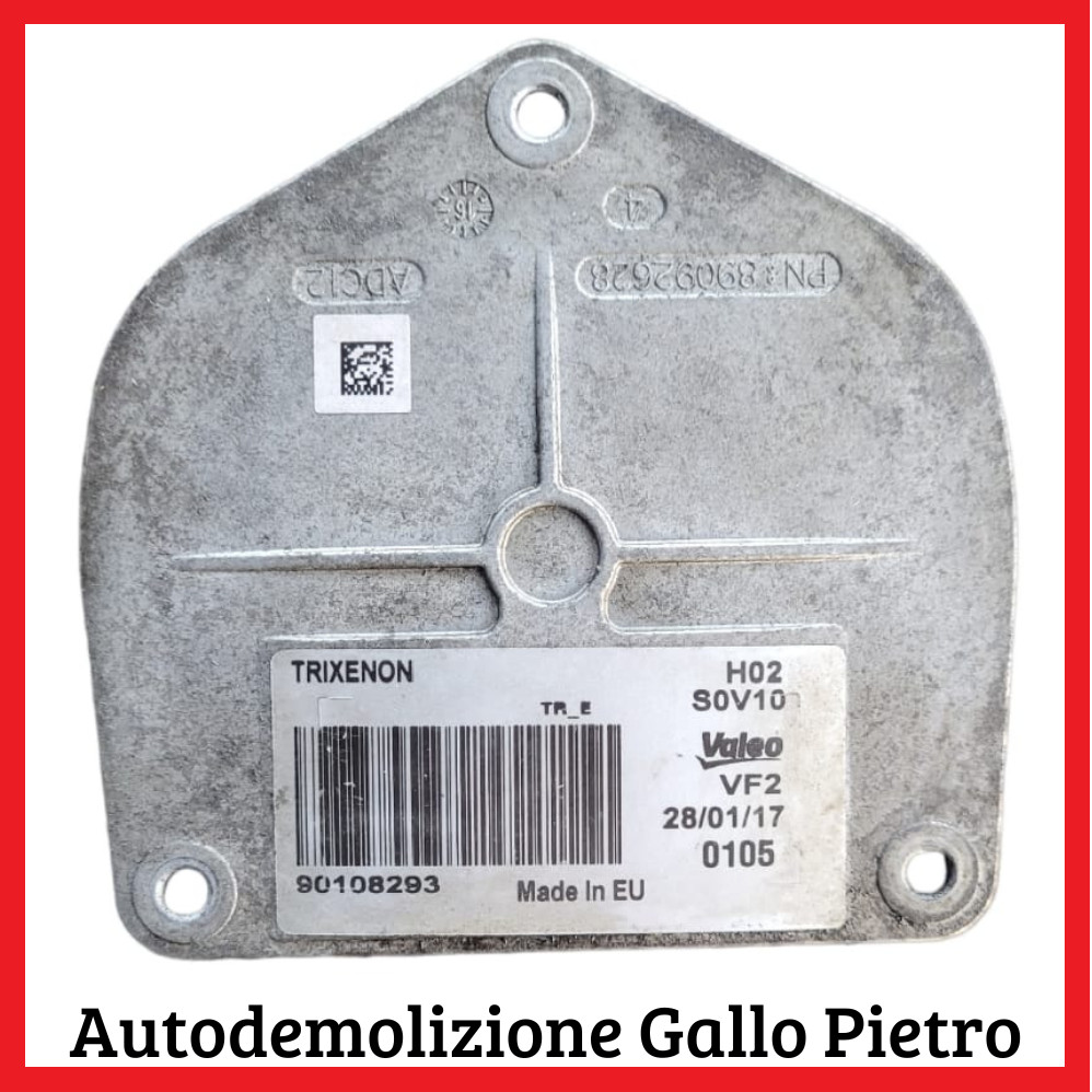 Centralina Proiettore Xenon (Valeo) 90108293 Usato