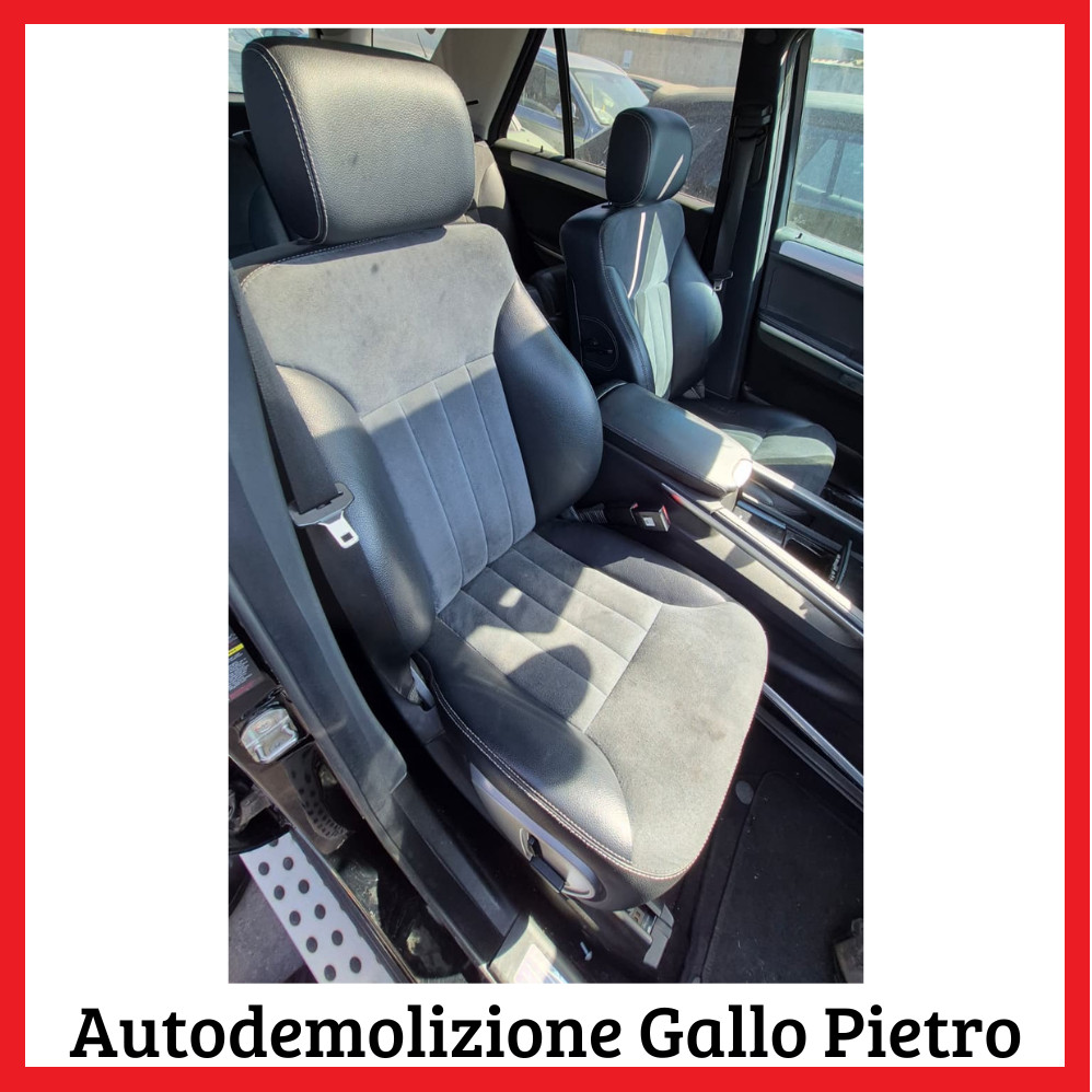Sedili Elettrici Misto Pelle Neri Usato