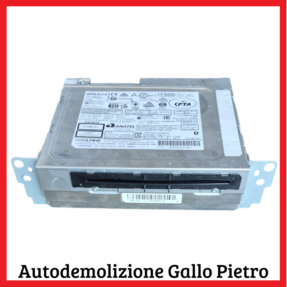 Radio C/sistema Di Navigatore Satellitare 6512 Usato