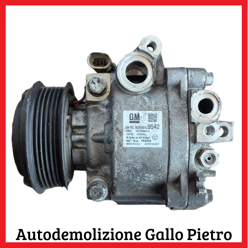 Compressore A/c (Gm) 95369542 Usato