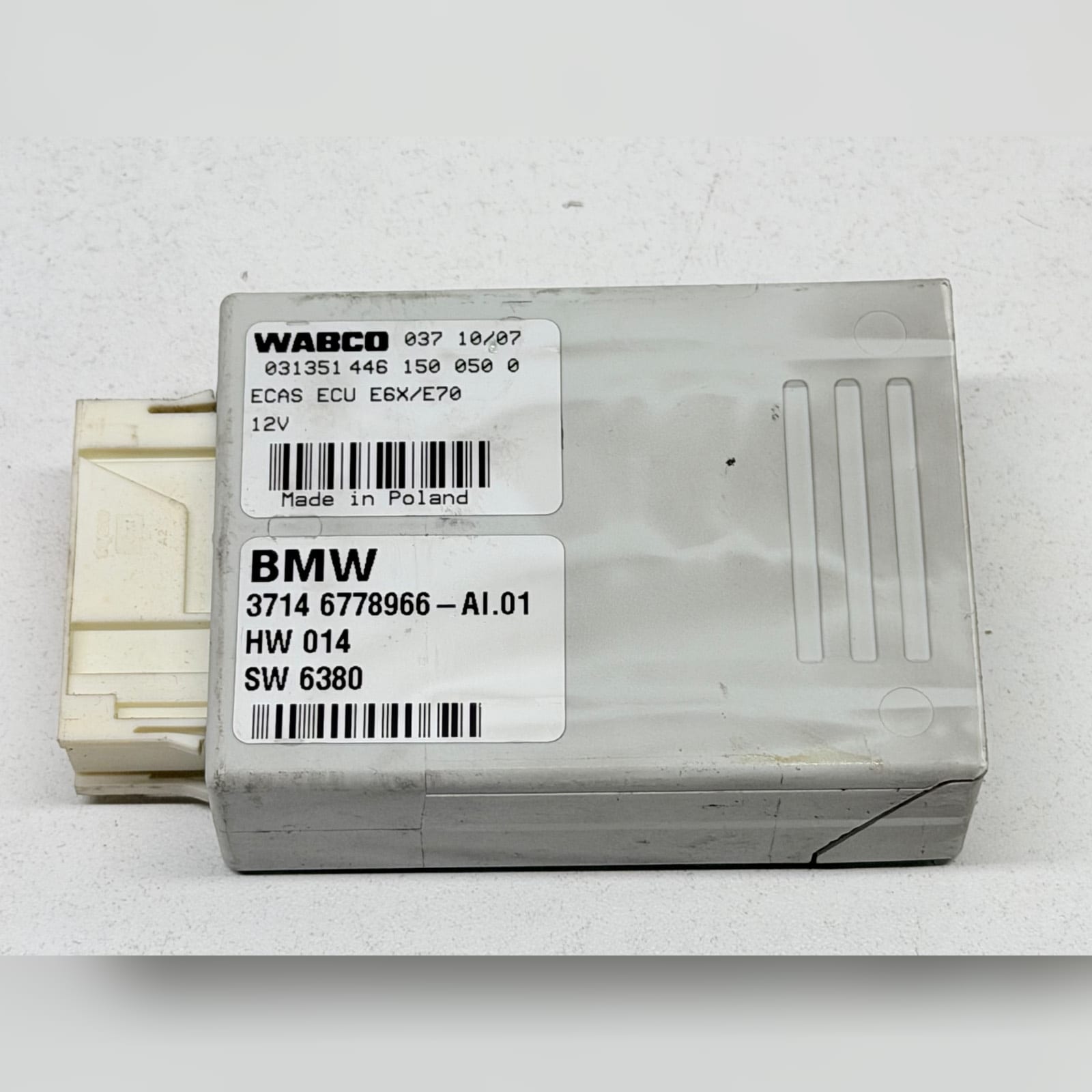 Centralina Controllo Sospensioni (Wabco Bmw Tyco) 37146778966 3714 6778966 Usato